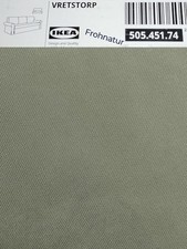 Ikea VRETSTORP Bezug für 3er Bettsofa Hakebo graugrün 505.451.74 NEU