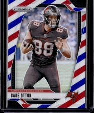 2024 Panini Prizm #271 Cade Otton Red White and Blue
