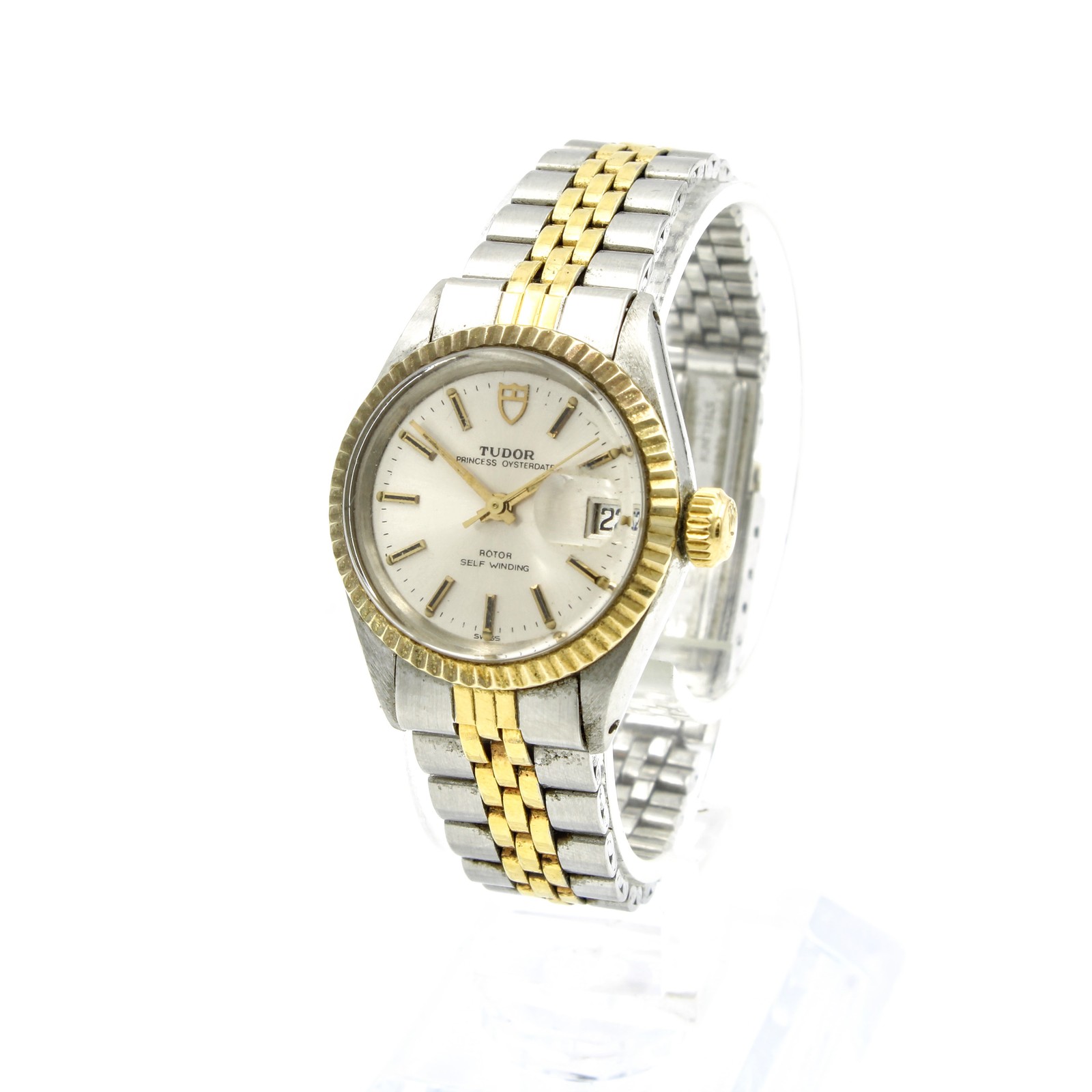 Wristwatch Vintage 25mm #WB4007-4 Automatic Oysterdate Tudor Princess Women's - vintagewatches.pk