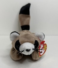 TY Beanie Baby - RINGO the Raccoon 8 inch - MWMTs Stuffed Animal Toy