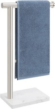 Hand Towel Holder Hand Towel Stand for Bathroom with Marble Base 304 Stainless