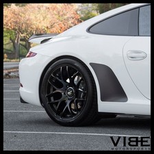 19 Avant Garde Ruger Mesh Forged Black Wheels Rims Fits Porsche 997 911 Turbo
