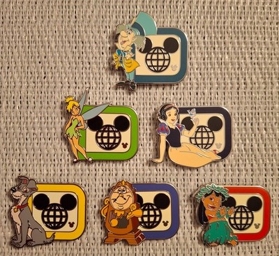 2025 Wave B Hidden Mickey   Full 6 Pin DISNEY D Set!   w/ MAD HATTER CHASER!