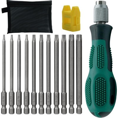 Torx Schraubendreher Set Magnetisch 12 Stück T6 T40 Elektronik Möbel Auto