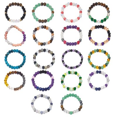 Unique Natural Stone Bracelet with Geometric Designs for Women Decoration