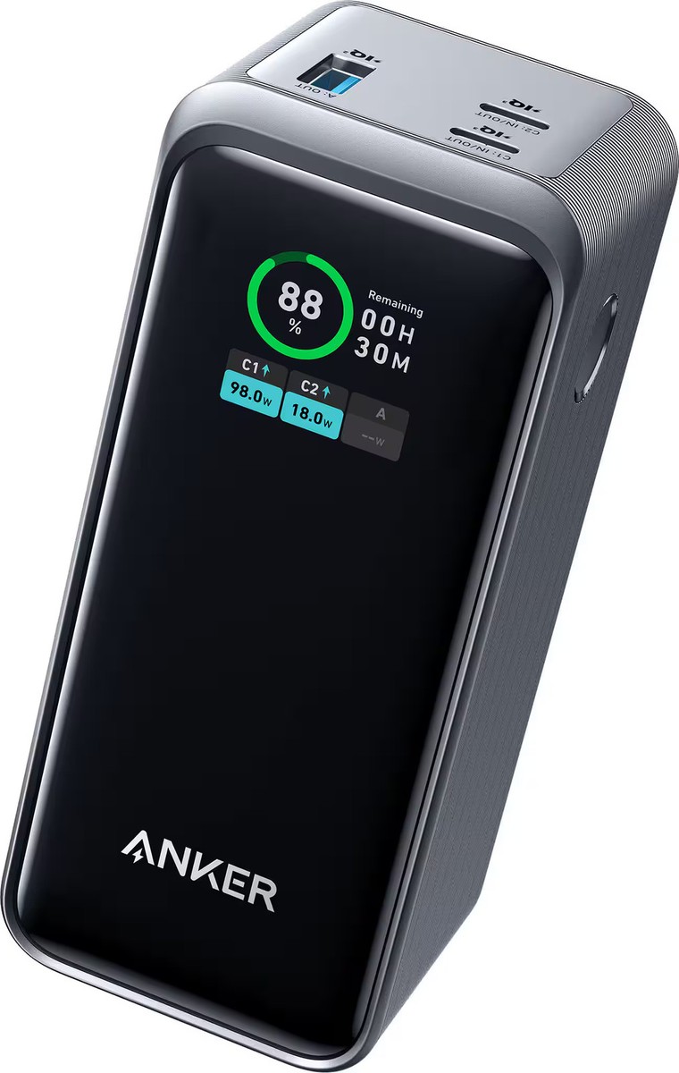 スマホアクセサリー Anker Power Bank (20000mAh, 200W) Anker - Power Bank (20000mAh, 200W, 3-Port) - Black | eBay