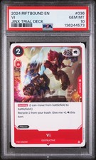 2024 RIFTBOUND: LEAGUE OF LEGENDS JINX TRIAL DECK #036 VI PSA 10
