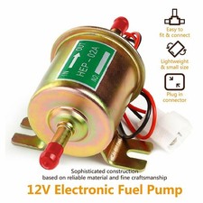 Universal Electric Inline Fuel Pump Kit For Lawn Mowers Small Engine Gas Diesel