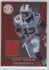 2012 Totally Certified Materials Platinum Red 256/299 Steve Johnson #11 9fy