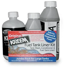 Kreem Products 1215 Fuel Tank Liner and Tank Prep Combo Paks for 5 Gallon Tanks