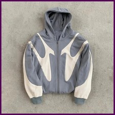 American Retro Letter Printed Devil Pattern Hoodie Y2k Harajuku Casual