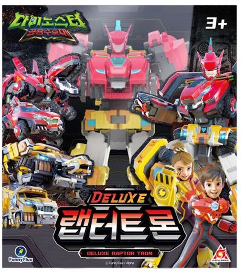 Figura de acción de juguete de robot transformador de 3 pasos DINOSTER... - Imagen 3 de 4