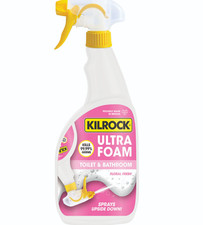 Ultra Foam Kilrock Toilet and Bathroom Floral Fresh Cleaner Spray 750ml 15.99 per litre