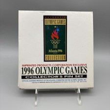 Vintage 1996 Atlanta Summer Olympics Collector's 5 Pin Set COA 778 RARE