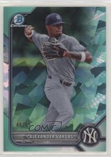 2022 Bowman Sapphire Edition Chrome Prospects Aqua 48/55 Alexander Vargas 0a5t