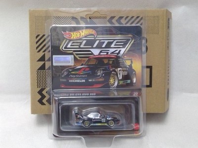 (SQ2461) Hot Wheels Elite 64 Porsche 911 GT2 EVO 993 Porsche hotwheels