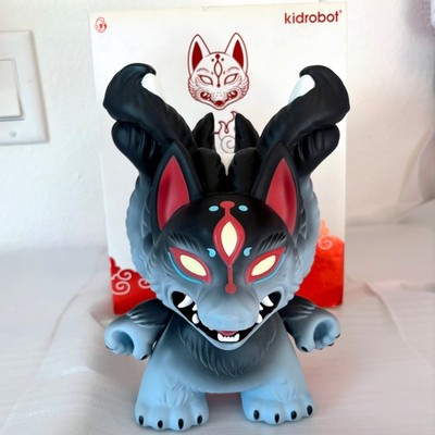 Kyuubi 8'' Dunny Limited Designer Vinyl Figure - Black Edition Kidrobot