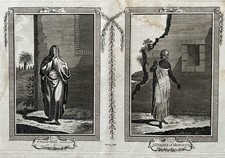 1794 Women of Morocco Original Antique Print