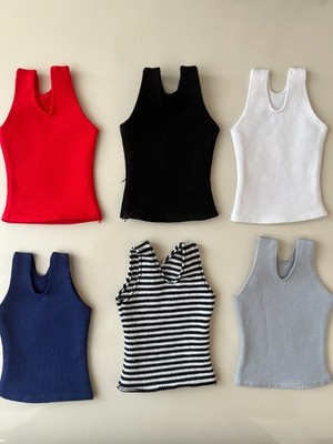 1/6 scale Ken/FR Homme Doll Tank Tops, 6 for the price of 1, DIY Repair Project