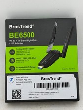 BE6500 USB WiFi 7 Adapter, Tri-Band Long Range USB WiFi Adapter for Desktop