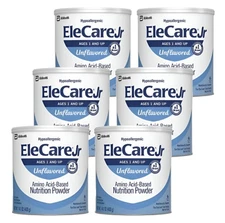 EleCare Jr Unflavored Junior (6 Cans) FREE SHIPPING 