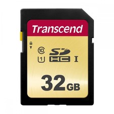 Transcend 32 GB Class 10/UHS-I U1 SDHC TS32GSDC500S