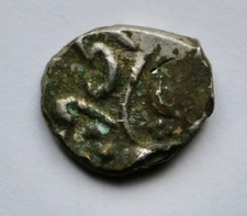 BRITISH INDIA Bombay Presidency - 1/5 RUPEE - SILVER - c. 1793 with INFO CARD