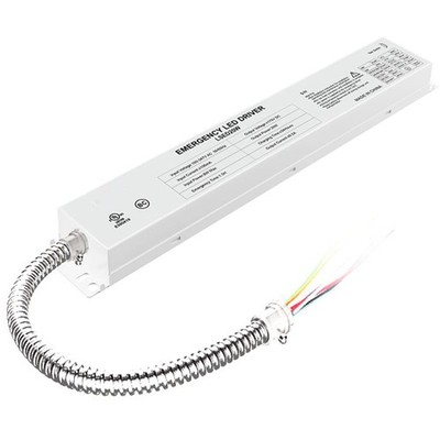 LED Emergency Backup Driver 20W, 120V-347VAC, Rechargeable UL Approved Backup Ba