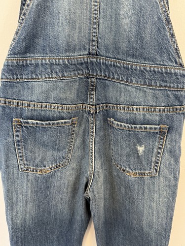 Girls Medium Wash Denim Gap Kids Overalls EUC Size M - Picture 6 of 9
