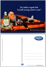 Continental Tanqueray Gin Advertising Postcard