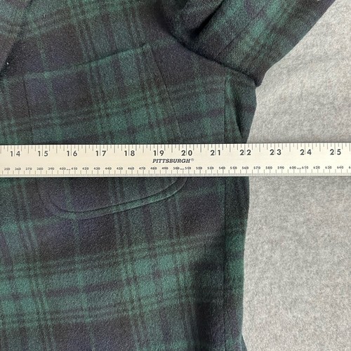 Tommy Hilfiger Men's Plaid Sport Coat Wool Blazer - Blue Green Large 40R - Picture 11 of 14