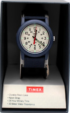 Image of Timex TW2P59900 Camper 34mm Quartz Watch Navy Japan Limited Edition Model NIB
