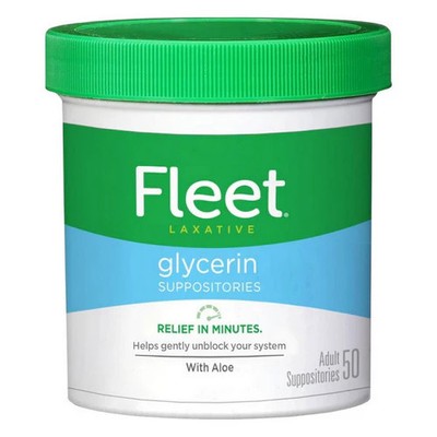 Glycerin Suppositories Laxative 50 each  by Fleet