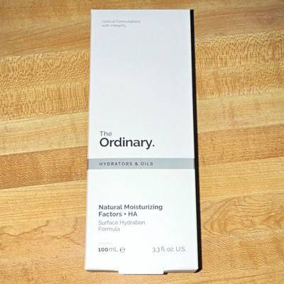 The Ordinary Natural Moisturizing Factors + HA Face Cream, 3.3 surface hydration
