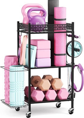 Yoga Mat Storage Rack, Home Gym Storage Rack,  Workout Storage for Yoga Mat, Foa