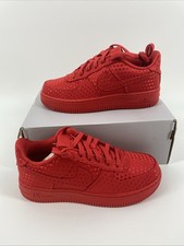 NEW Size 4Y Nike GS Air Force 1 Valentine's Day University Red IQ2748-600