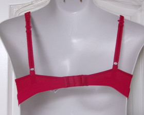 Wacoal embrace lace wirefree bralette bra size 36 Style 852191 Red