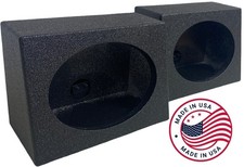 Armor Coated Extreme 6x9" Car Wedge Speaker Boxes Bedliner Spray Pair