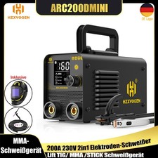 HITBOX 200A ARC Mini Schwei&szlig;maschine 2 in 1 Lift WIG MMA Schwei&szlig;er Hot Start LCD