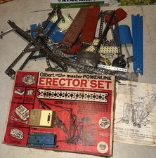1974 Gilbert Remote Control POWERLINE ERECTOR SET - No. 49-16069/ 34159 As Is