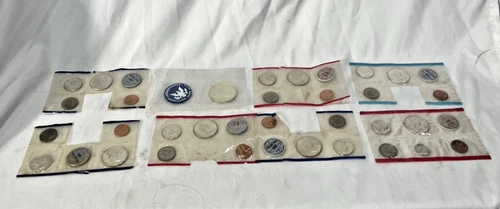 Lot Silver 1959 1960 1961 1962 1974 Quarters Dime Nickel Franklin Uncirculated