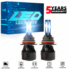 2x 9007hb5 Led Headlight Bulbs Kit 9000k White High Low Beam Light Super Bright