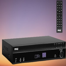 Pyle PT875BT 5.2CH Bluetooth Amp 240W Karaoke ARC USB FM Black