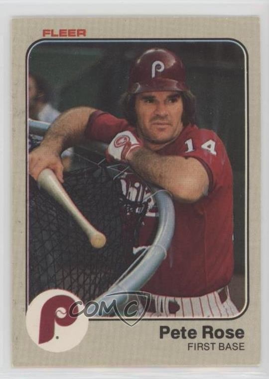 1983 Fleer Pete Rose #171 0ru6