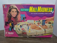 Vintage 1989 Mall Madness Board Game by Milton Bradley Incomplete