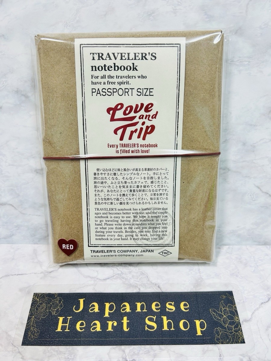 TRAVELER'S Notebook - LOVE AND TRIP Limited Edition Red (Passport
