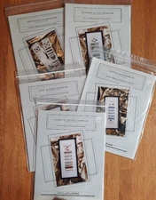 Lot 5 Exemplar Patterns Lois P. Norford 4 w/Charms Counted Thread Cross Stitch