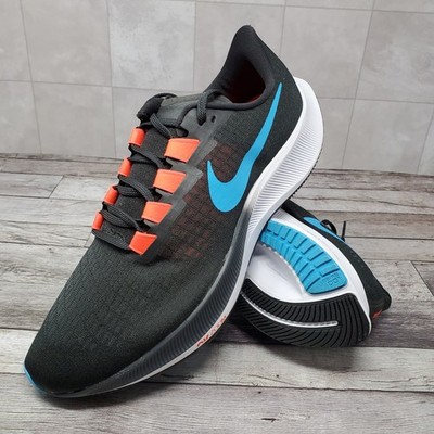 Nike Air Zoom Pegasus 37 Black/Blue Men's Size 13 Running Shoes BQ9646-011