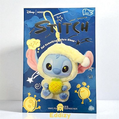 Disney - MINISO スティッチ Eat Something Before Sleep Miniso Stitch Eat Something Before You Sleep Plush Blind Box