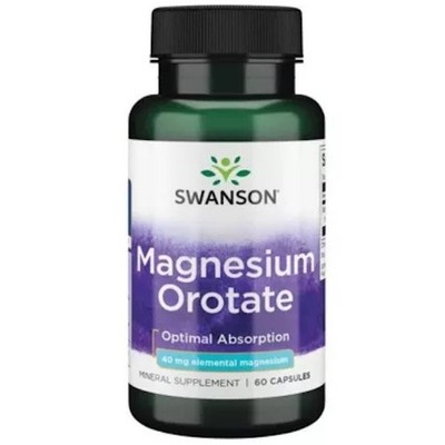 SWANSON, MAGNESIUM OROTATE 40mg 60 Kapseln SUPER PREIS
